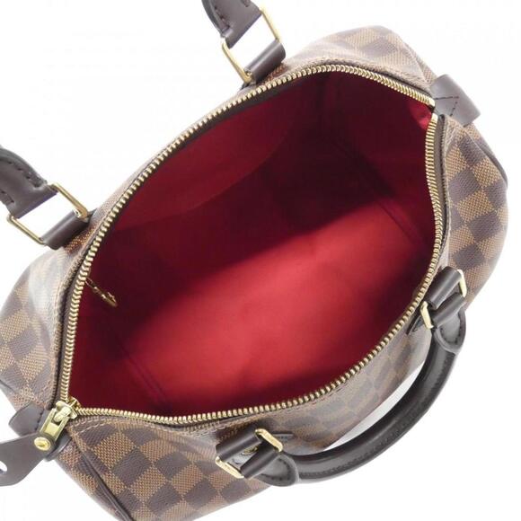 LOUIS VUITTON Brown Damier Speedy 30 Boston Bag - Picture 9 of 10